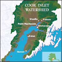 Thumbnail to Cook Inlet Watershed map